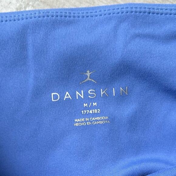Danskin Blue and Black Biker Shorts Set-women’s size Medium - Picture 5 of 8
